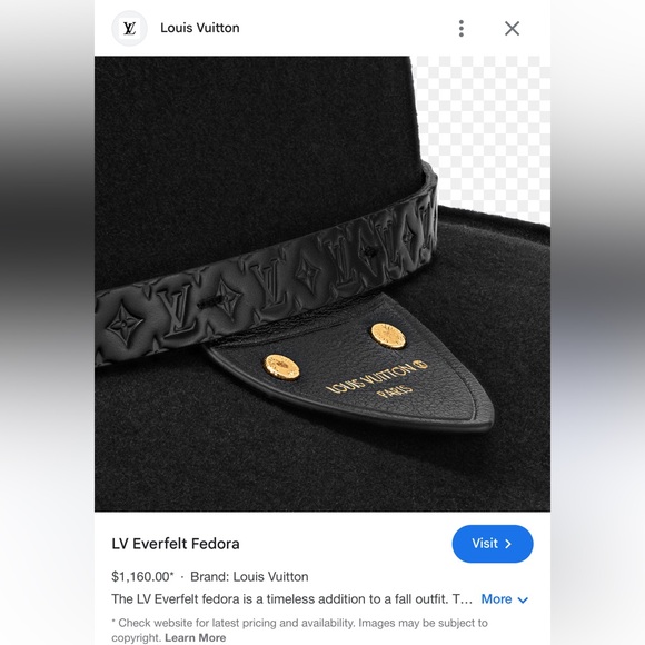 Louis Vuitton Everfelt Fedora Hats - Picture 11 of 11